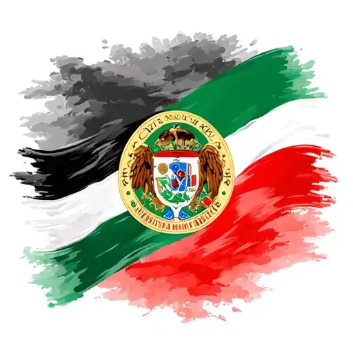 Haitian And Italian Flage Mixed With