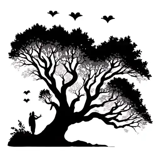 Family Tree Silhouette
