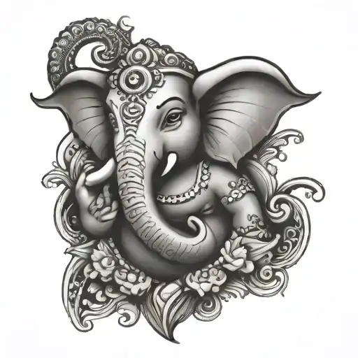 Ganesha Tattoo One
