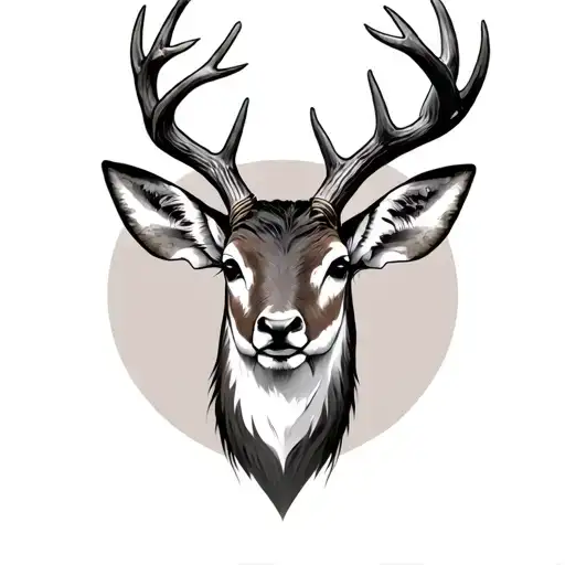 Qual With Roedeer Horns