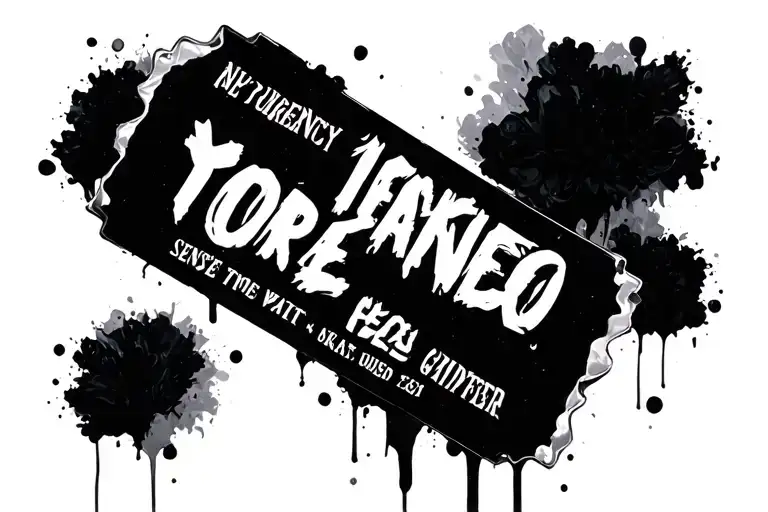 Sense Of Urgency In Text That Is Like Sharpie On A Label