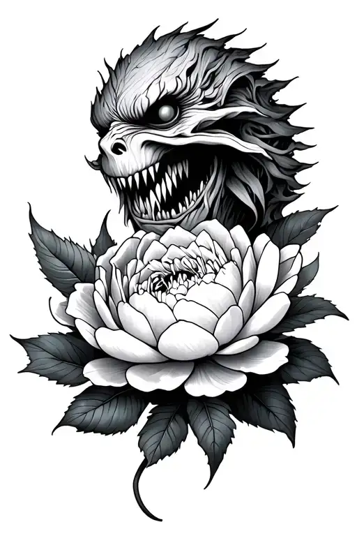 Monster And Peony