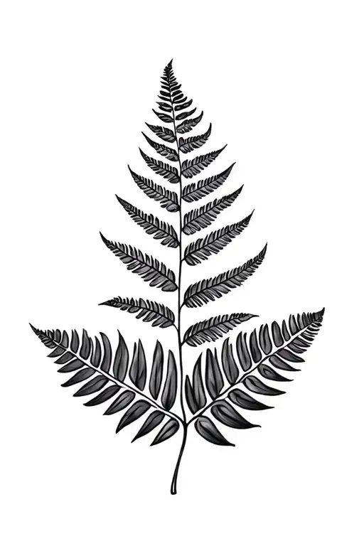 Silver Fern Plant And Maori