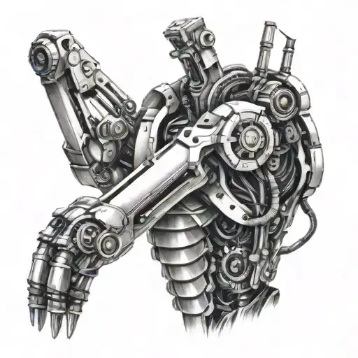 Robotic Arm And Neck Together