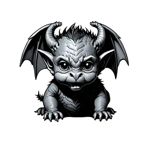 Cute Gargoyle Baby