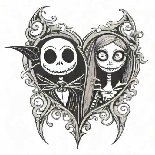 Nightmare Before Christmas Jack And Sally
