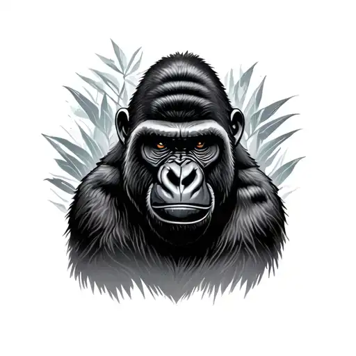 Gorilla With Hourglass