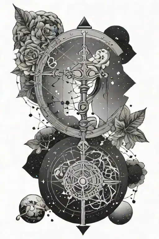 Zodiac Sign Libra Intertwines Cancer Constellation