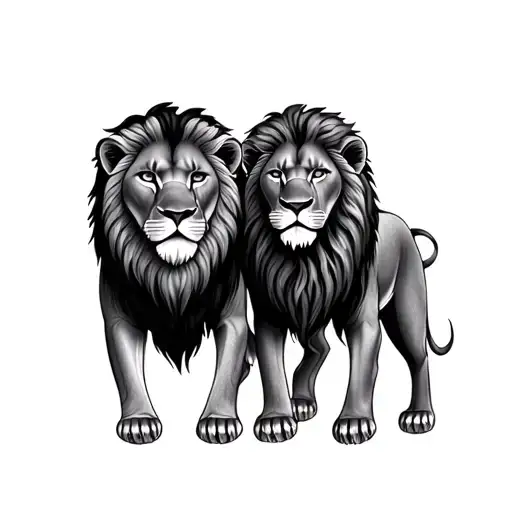 Two Lions