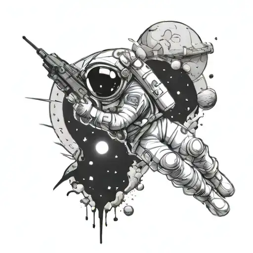 Space Themed Tattoo Inspired