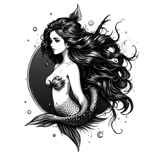 Topless Mermaid