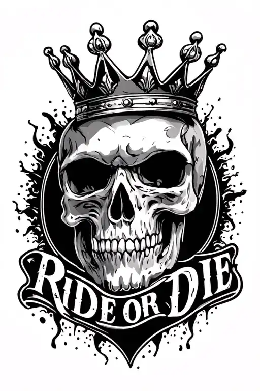 Ryans Ride Or Die With Crown Hanging