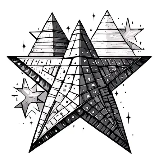 Piramids An Stars Representing