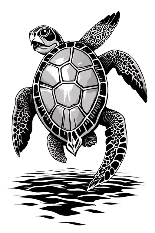 Sea Turtle Egypt Style