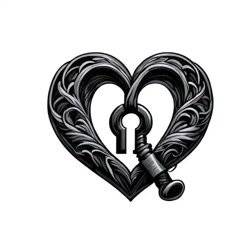 Itzel Heart Shaped Lock