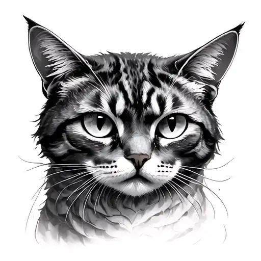 Castle Rooftop With Large Cats Eyes Overlooking