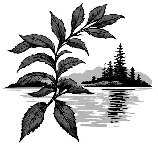 Olive Branch And Island