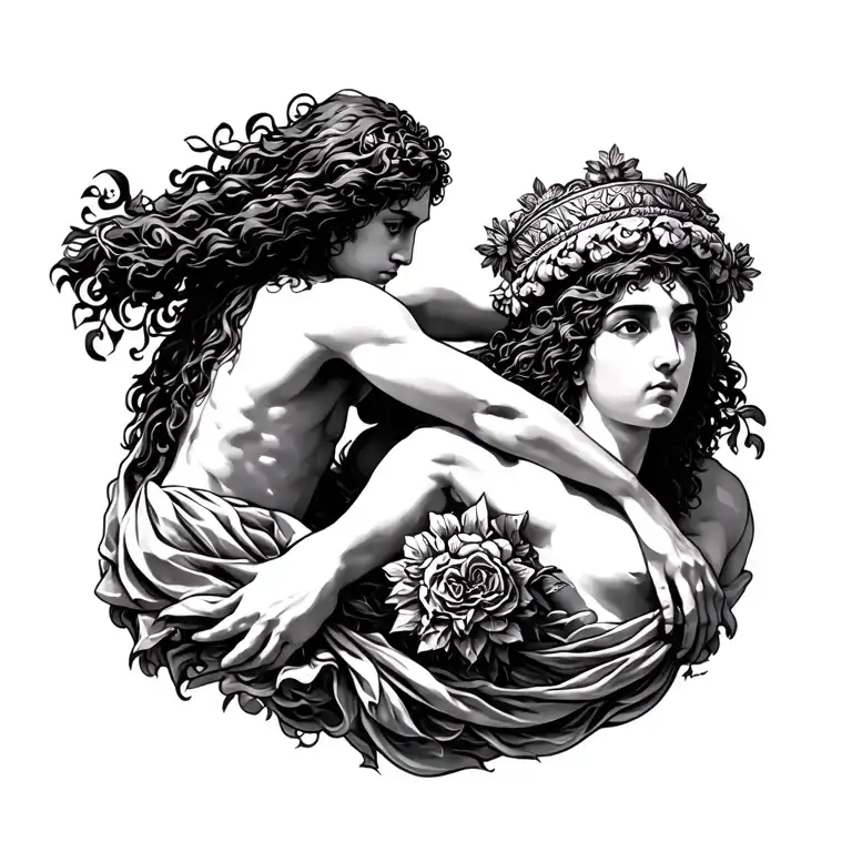 Greek And Albanian Mythology Scene