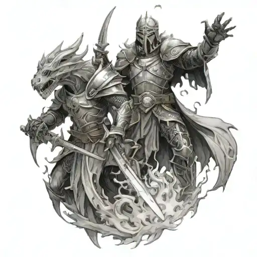 Battle Of Dragon And Lich King