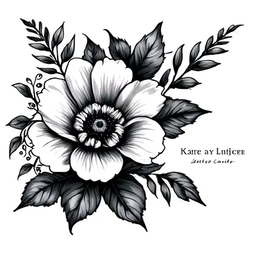 Flower And Kids Name