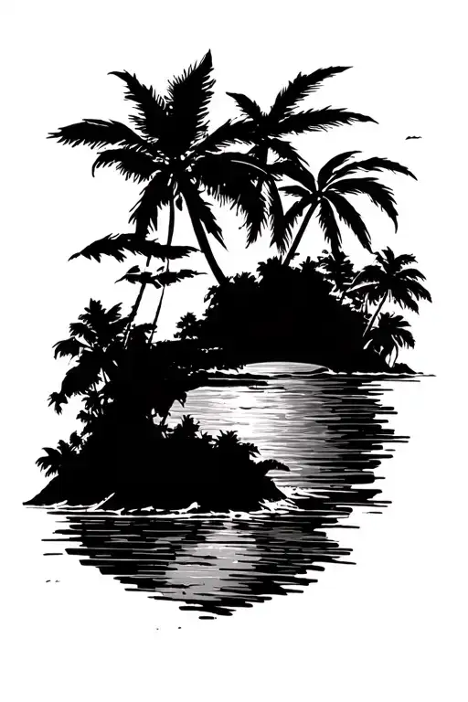 Pacific Island Tattoo Design