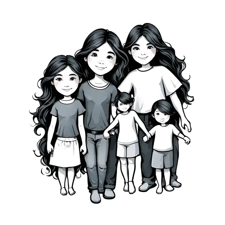 Family Holding Hands