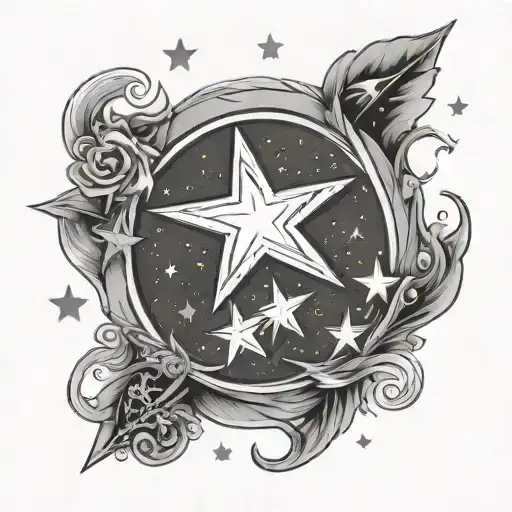 Shooting Star Saying Jmv559