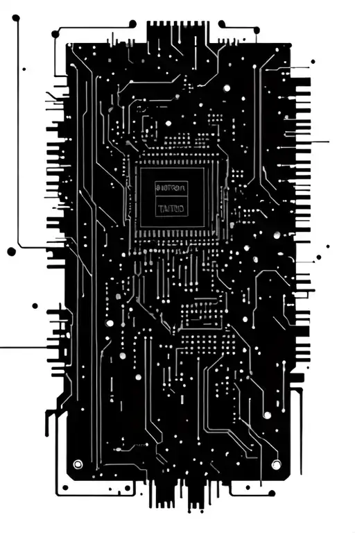 I Would Like A Minimalist Cyber Cpu And Circuit