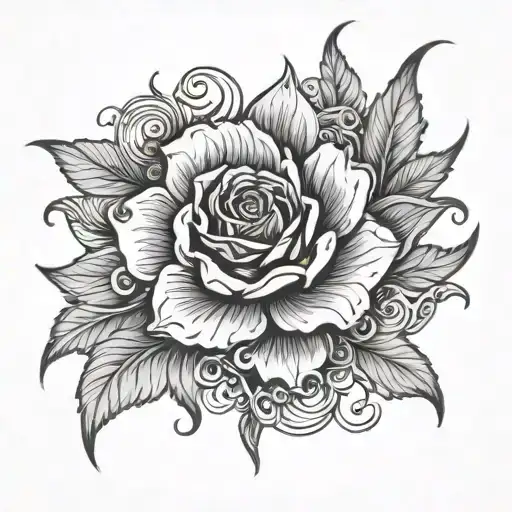 Black Canvas Tattoo Design
