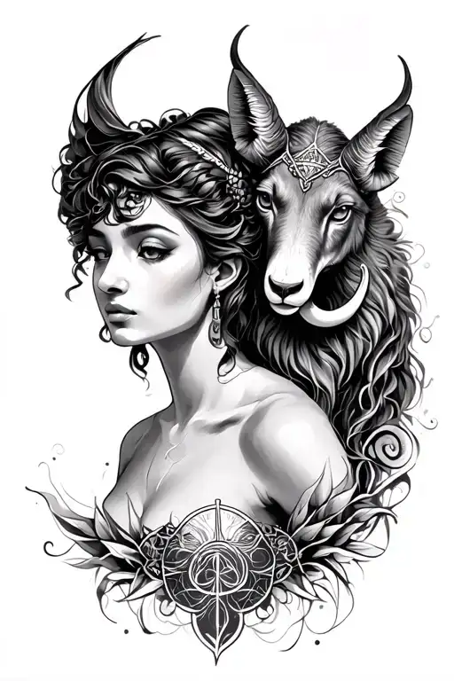 Zodiac Signs Aquarius Woman And Aries Animal Combined