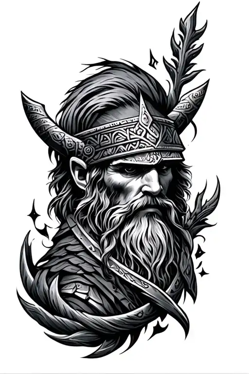 Nordic Viking Leg Sleeve