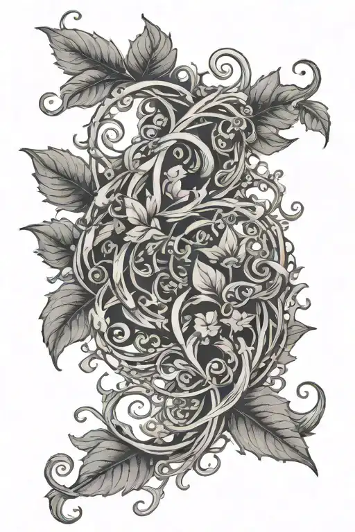 Intricate Intertwining Vines Couples