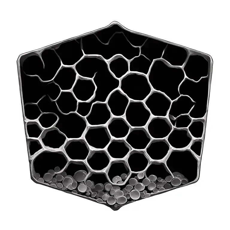 Honeycomb Fading Into Distance