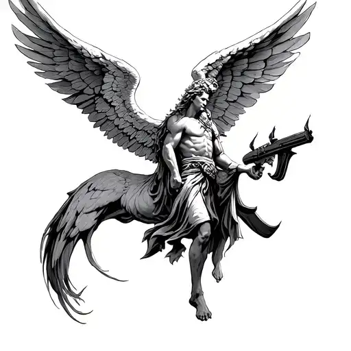 Archangel Michael Wearing Dual Tube Night Vision