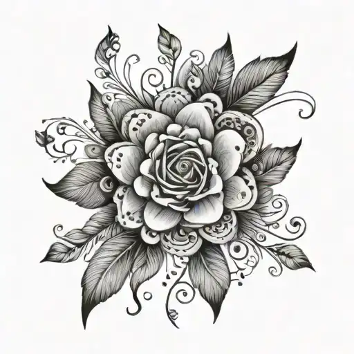 Ornemntal Dot Band Around Arm