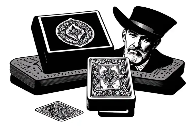 Card Game Cribbage And My Papa Who Passed Away