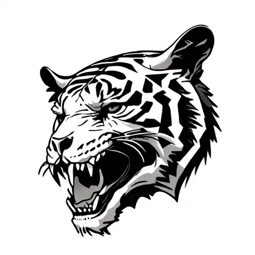 Biomechanical Tiger Skull