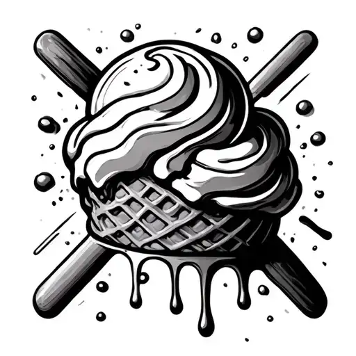 Ice Cream Cone Melting