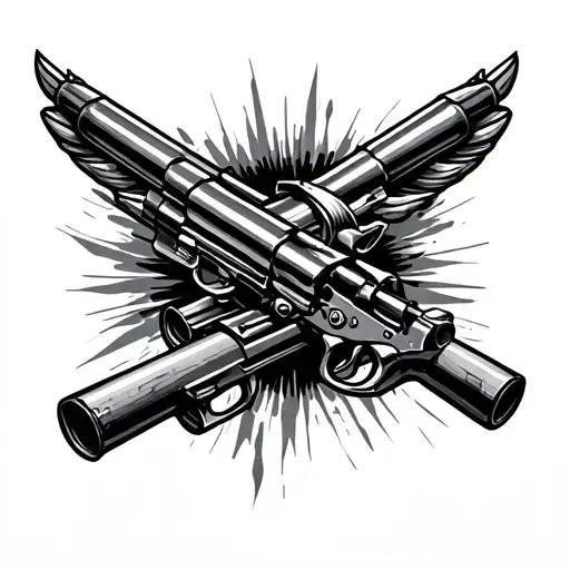 Gun Barrels Gunpowder