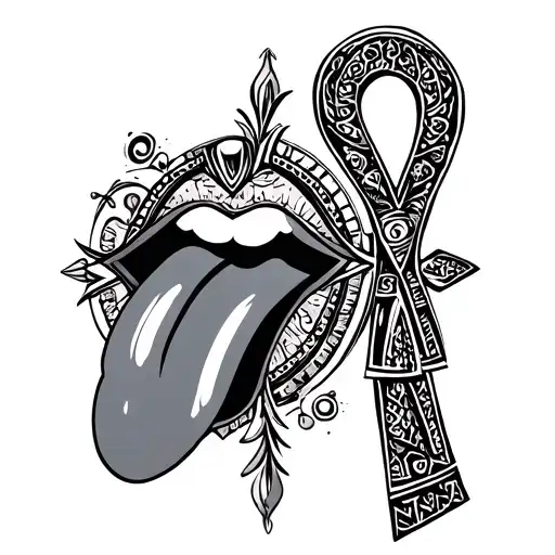 Ankh With Tongue