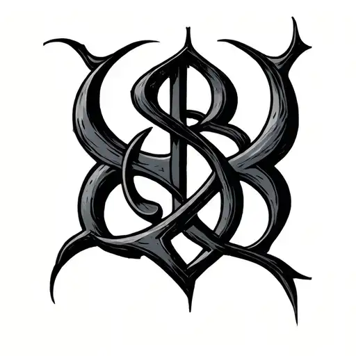 Symbol Or First Letters Of The Sentence About Survival And Perseverance In The Colic