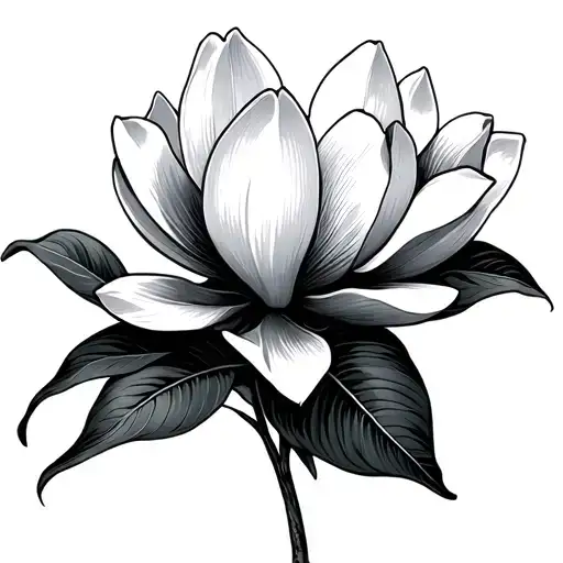 Magnolia Flower Blooming