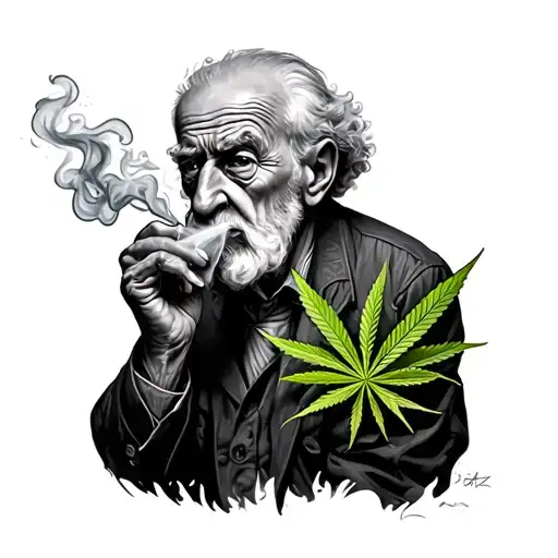 Old Men Smoking Weed