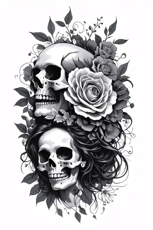 Persephone And Skulls