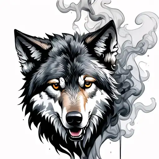Wolf And Smoke