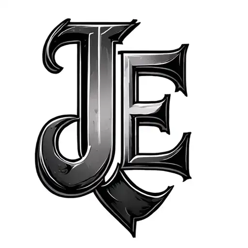 Letters J And E