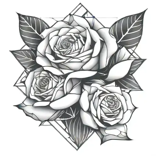 Geometric And Rose