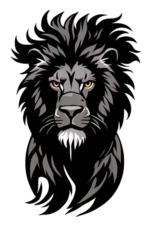 Lion And Spartan Warrior