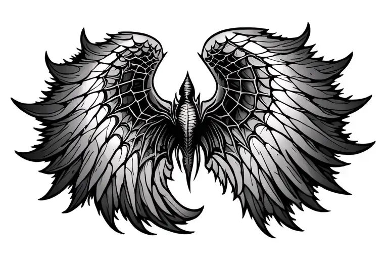 Wings Made Of Spiderwebs