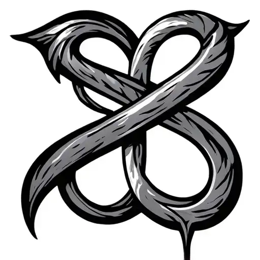 Sa Survivor Symbol Intertwined Representing The Client's
